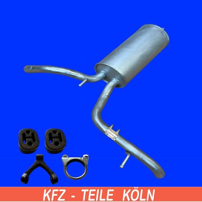 AUDI A2 (8Z0) 1.4 Endschalldämpfer + Set / passt nur für Benzintank 42 Liter