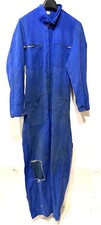 Ancienne Combinaison bleu de travail vintage vêtement d'époque