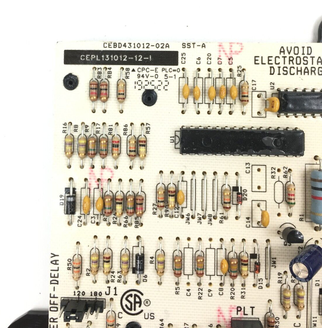 Carrier Bryant Payne CEPL131012-12-I Control Circuit Board HK42FZ034 used #D397