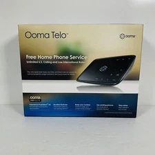 Ooma Telo Free Home Phone Service - Black