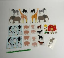 Vintage Mrs. Grossman’s Stickers By The Yard 1990’s Farm Animals Mod Sheets Set