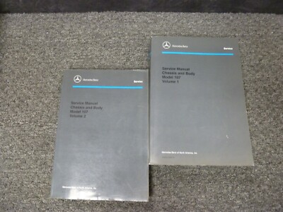 1984-1985 Mercedes Benz 380SL Shop Service Repair Manual Convertible Roadster | eBay