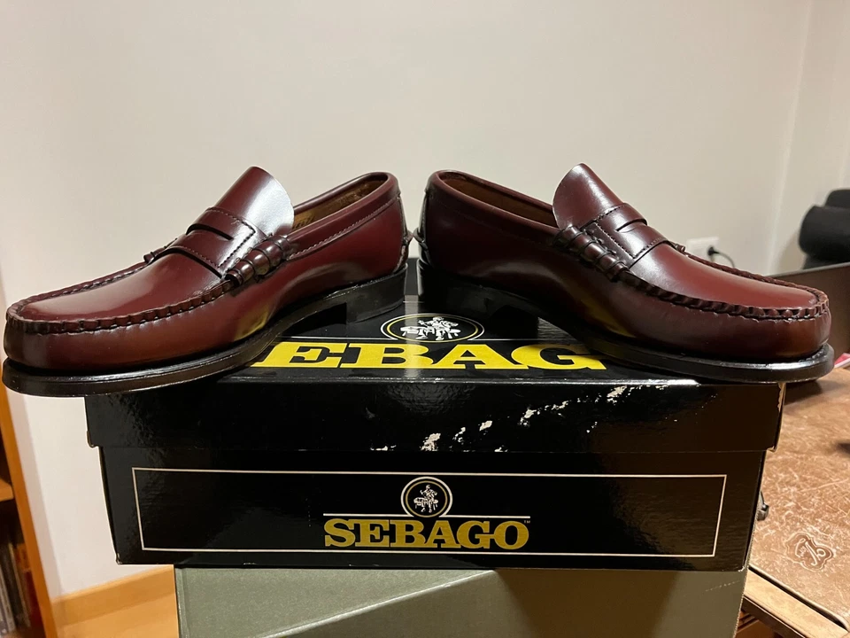 Mocasin Sebago clásico hombre  color marron a estrenar talla EU 41 - Imagen 4 de 4