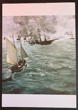 art gallery postcard 2003 Manet & Civil War Met Museum press preview invite