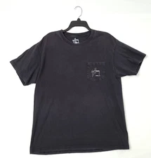 Guy Harvey by AFTCO Blue Water Black  Men's T-shirt Fishing Pirate Sharks Size L