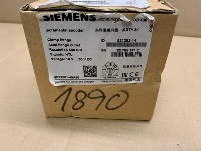 Siemens Incremental encoder 6FX2001-4SA50