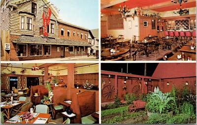 Testa's Motel & Restaurant, Bar Harbor Maine ME Acadia National Park Postcard