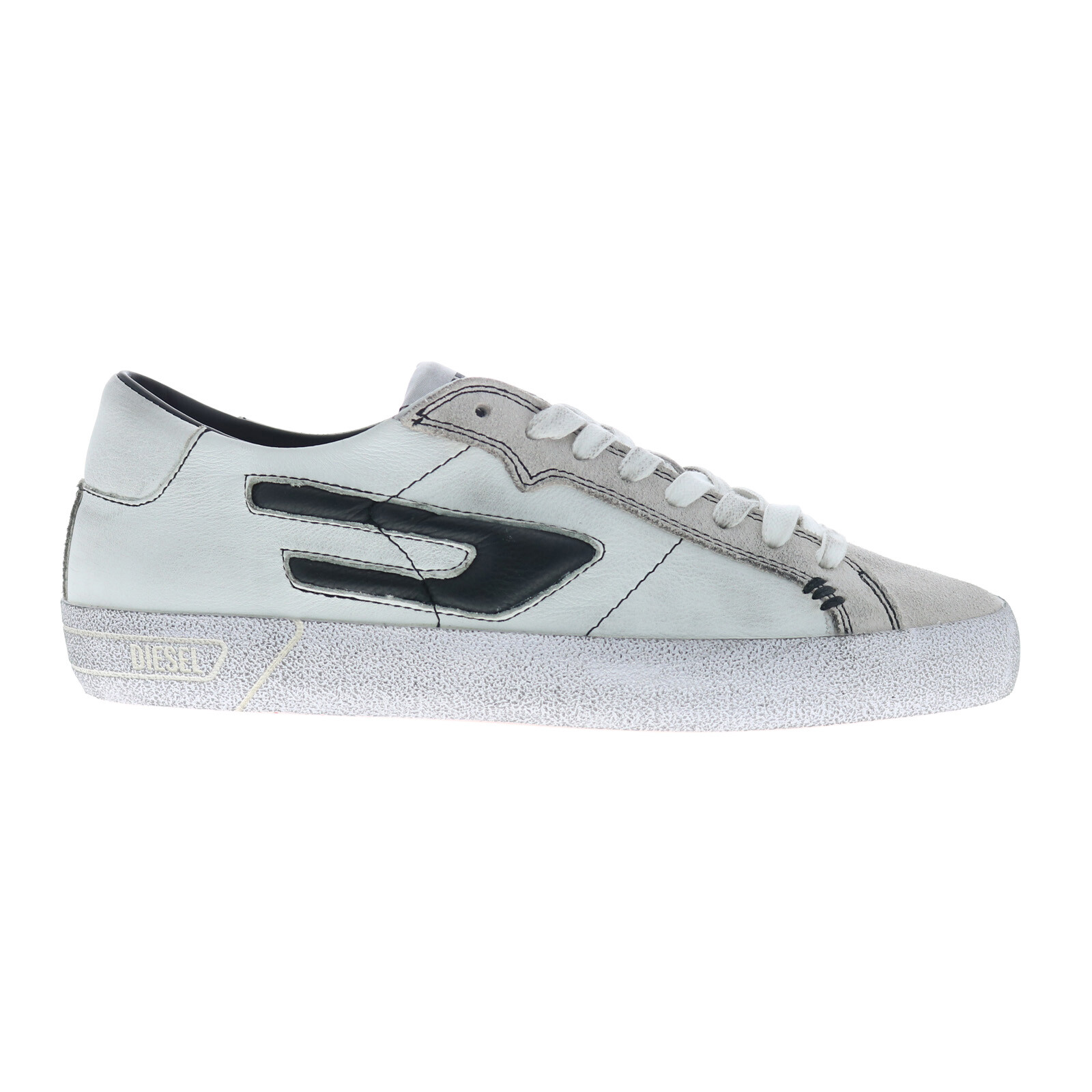 Diesel S-Leroji Low Y02741-PR663-H1527 Mens Gray Lifestyle Sneakers Shoes