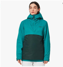 Oakley Women's Standard Holly Anorak, Hunter Green/green Lake, Medium