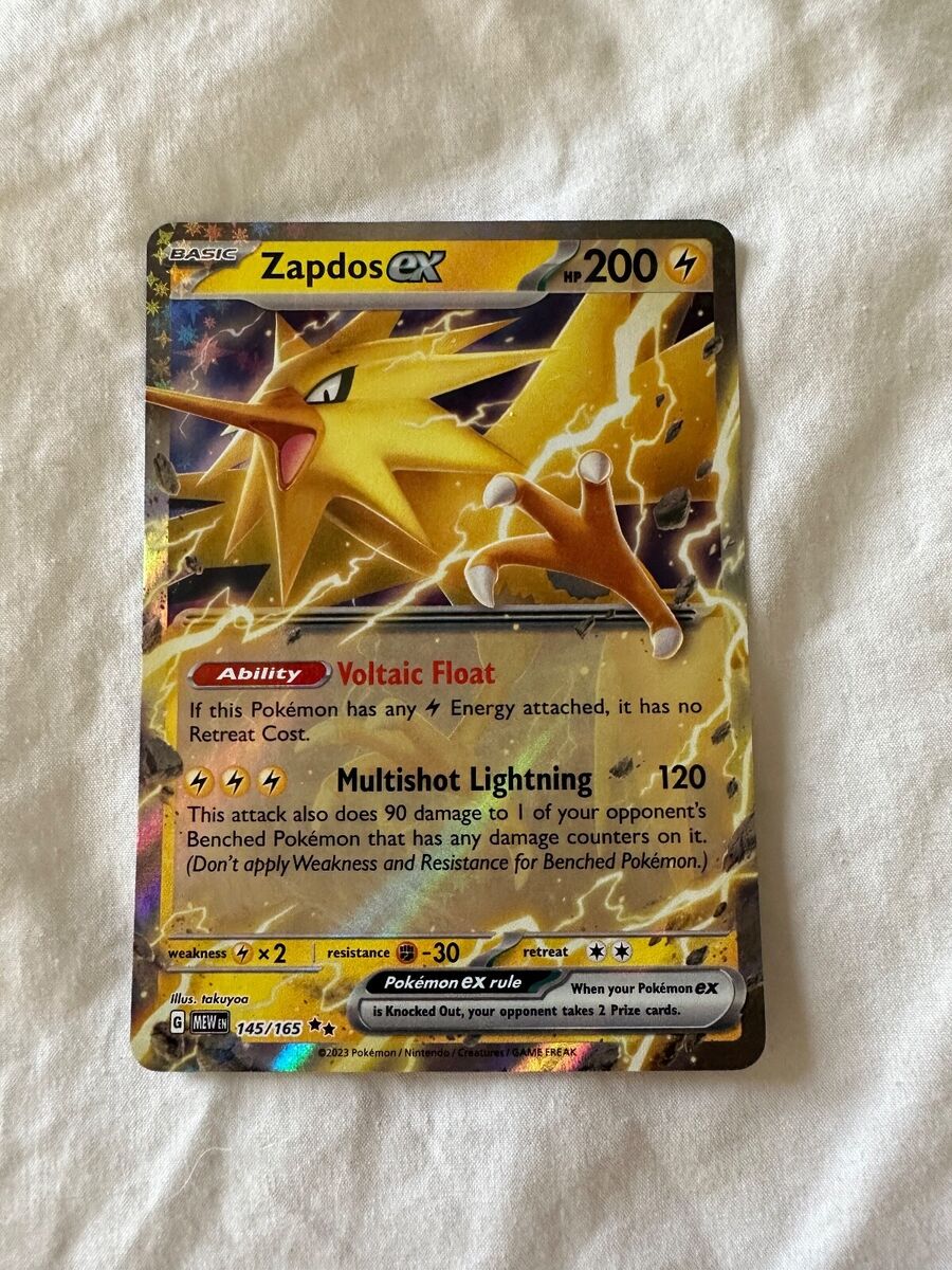 Pokemon Trading Card Game SV3.5: Scarlet & Violet 151 Zapdos ex