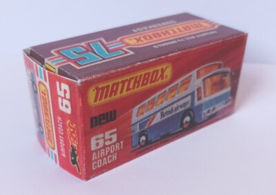 Matchbox Superfast #65b 1:160 Airport Passagier Coach ''BA'' Repro Box Typ-K
