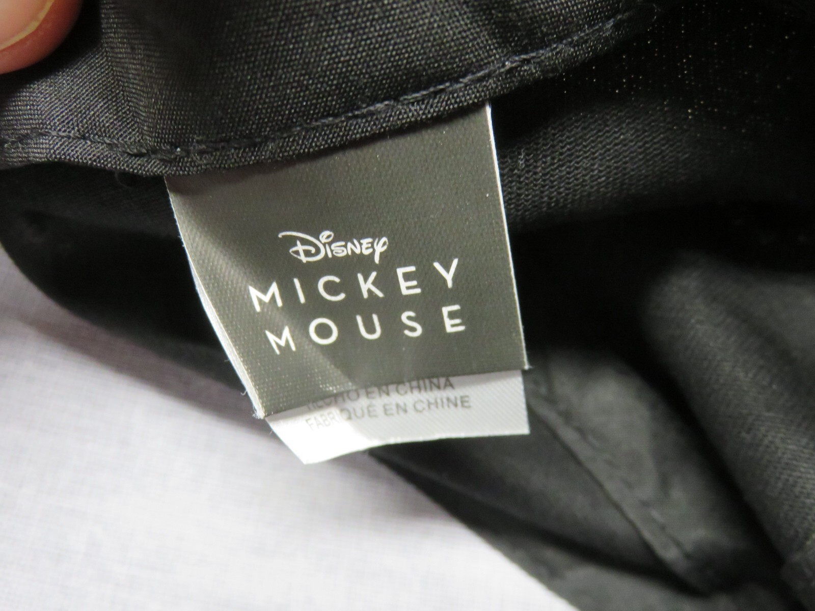 Disney Micky Mouse Ears Solid Black Hat Adjustabl… - image 6