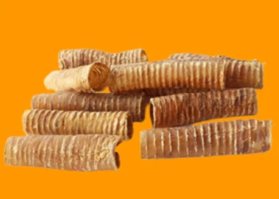 KAJO PETS Beef Trachea 6 inch USA Natural Dog Chew Natural & Highly Digestible Glucosamine