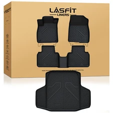 Floor Mats for Honda Accord 2018-2022 Heavy Duty TPE 1st & 2nd Row & Cargo Mat