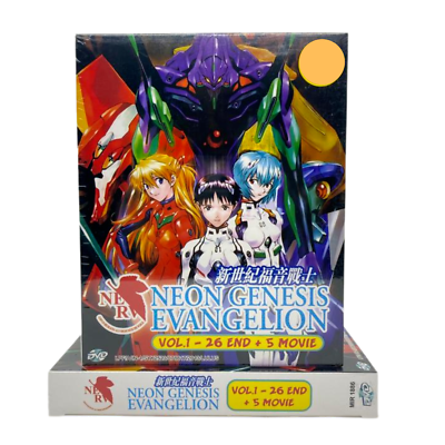 アニメ NEONGENESISEVANGELION DVD-BOX EGAINAX Neon Genesis Evagelion Vol.1-26 End+5 Movies Anime DVD English