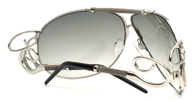 ROBERTO CAVALLI Beid 850S E98 Silver Womens Aviator Gradient Sunglasses 70-8-115 ROBERTO CAVALLI Beid 850S E98 Silver Womens Aviator Gradient  main image 4