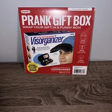 Prank Gift Box FOR HAT LOVERS 8"×6"×2" Visor-ganizer Prank-o LAUGH FUNNY JOKE