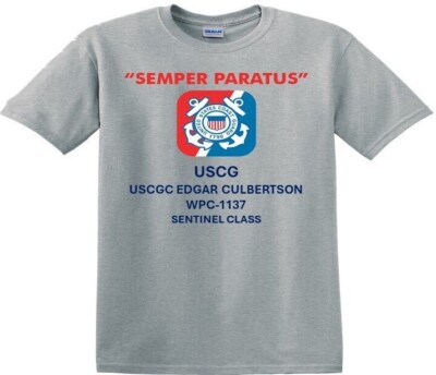 USCGC EDGAR CULBERTSON WPC-1137*SENTINEL CLASS*SHIRTS.USCG OFFICIALLY LICENSED