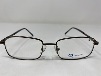 Modern TACTIC BROWN 53-18-140 Metal Full Rim Eyeglasses Frame J190