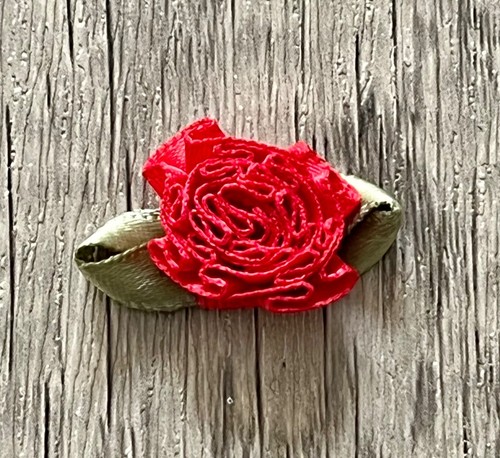 Satin Ribbon Carnations 3/4” 1” Flowers Rosettes Appliques Sewing 36 144 pcs - Picture 6 of 48