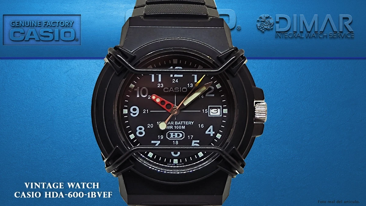 VINTAGE CASIO HEAVY DUTY HDA 600 1BVEF QW 2719 CHINA A O 2002