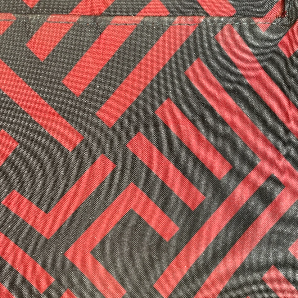 Jenni Chan Equipaje Bolso de Trabajo Maletín Bolso para Laptop Negro con Estampado Geométrico Rojo Foto 3 de 4