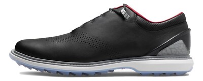 Nike Jordan Golf Mens 11.5 Black Jordan ADG 4 DM0103-015 Elephant Print Leather NIKE AIR JORDAN ADG 4 GOLF SHOES MENS 11.5 SPIKELESS, BLACK  main image 2