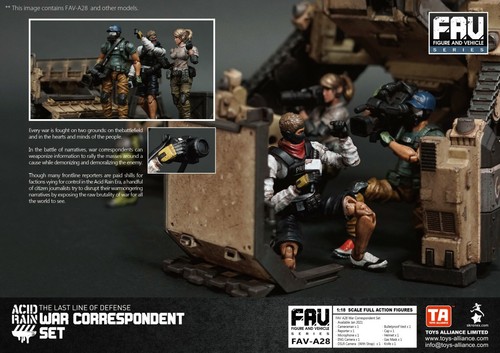 10502 TA ACID RAIN FAV-A28 War Correspondent Set 3.75 1/18 - Picture 6 of 8