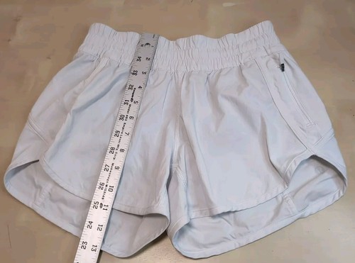 Lululemon Track That Mid-Rise Lined Shorts White Size 6 - Picture 6 of 7