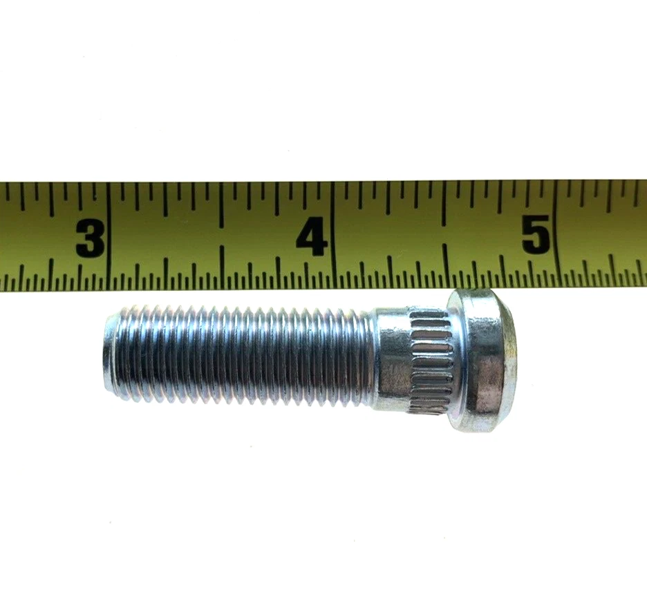 Колесные шпильки Chrysler 7/16 дюйма - 20 дюймов 1,47 дюйма - 1,5 дюйма шпильки 0,460 дюйма - 0,0470 накатная сталь 5 шт 321 - Изображение 4 из 4