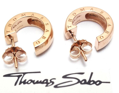 Thomas Sabo Ohrstecker CR582-415-12 Creolen Rosévergoldet 15mm 