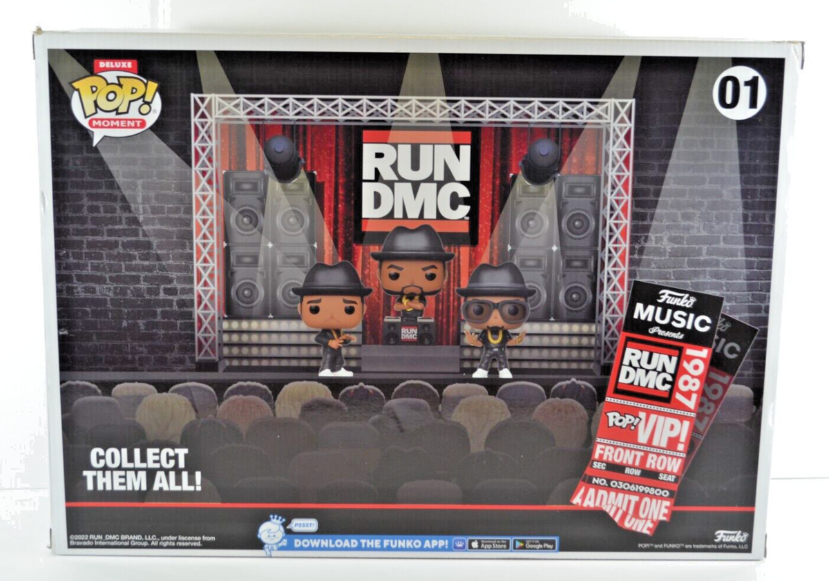 【正規品】 Funko POP! RUN DMC IN CONCERT 01 Funko Pop! Deluxe Moments Run DMC In Concert #01 Vinyl Figure 3