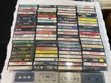 Mixed Lot of 88 Classic Heavy Acid Rock  Country 70's, 80's, 90's Cassette Tape