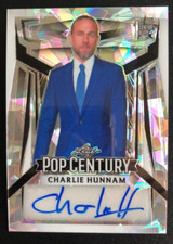 CHARLIE HUNNAM  POP CENTURY AUTOGRAPH CARD 3/10 SILVER. SONS OF ANARCHY ED GEIN
