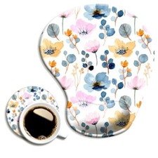 Ergonomic Mouse Pad with Wrist Support and Coaster,Mouse Pads with Blossoming