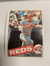 1985 Topps Cincinnati Reds Tom Foley