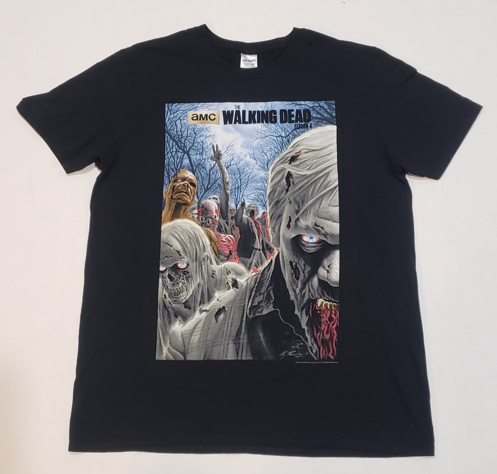 The Walking Dead T-Shirt - Trust Nobody Rick Grimes Official Mens Tee, Black