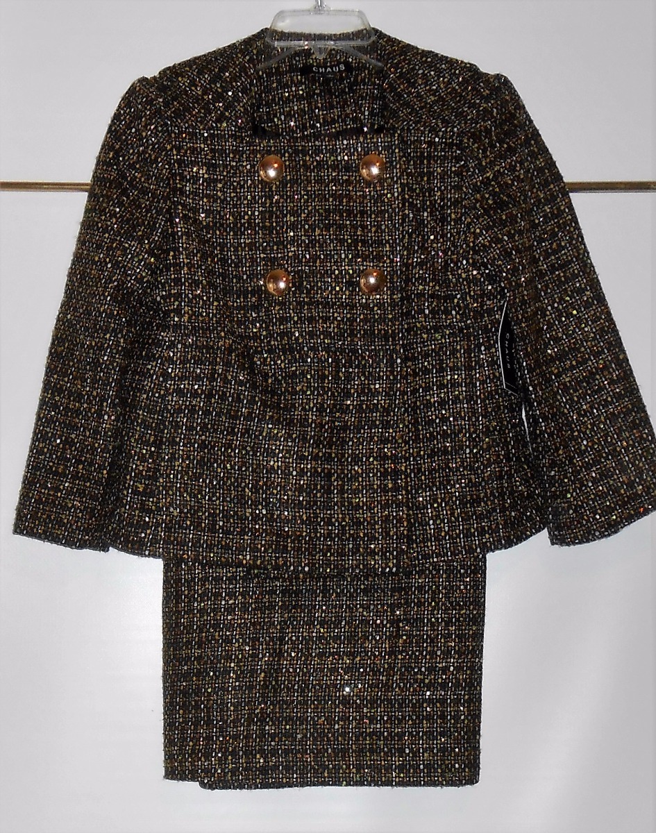Chaus Ladies Dressy Two (2) Piece Skirt Suit Four (4) NWT MRP $208.00