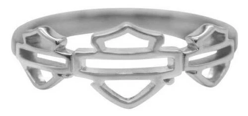 Harley-Davidson Rings without Stone Sterling Silver Fine Rings for