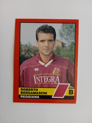 FIGURINE FOOTBALLERS OF ITALY 1989/90 VALLARDI REGGIANA BERGAMASCHI n 576 VELINA