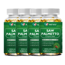 Saw Palmetto 1000mg - Premium Prostate Health Support Supplement for Men 120ct