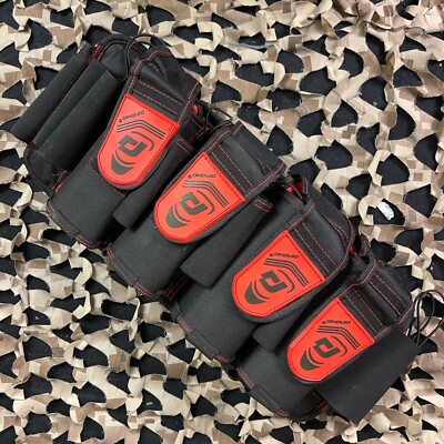 NEW Pinokio 6+9 Paintball Harness – Harnais Paintball Noir/rouge, Neuf