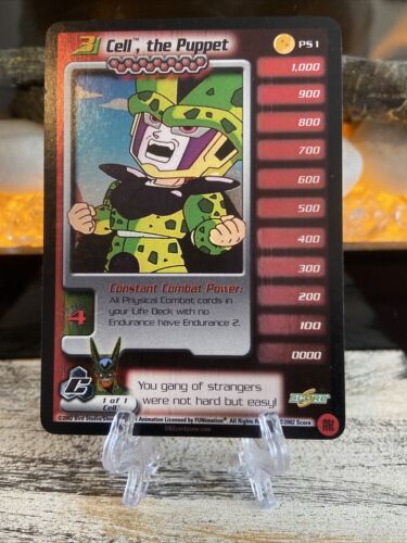 DBZ CCG Score Puppet Show Subset Promo Cell, The Puppet PS1 Limited Foil - Picture 1 of 2