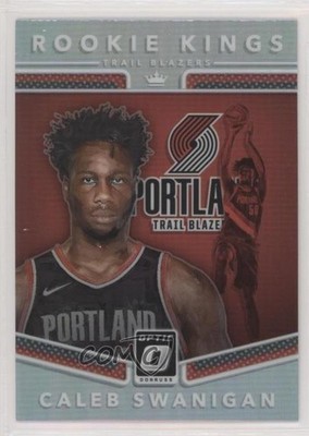 2017-18 Panini Donruss Optic Rookie Kings Holo Prizm Caleb Swanigan #15 RC xa8