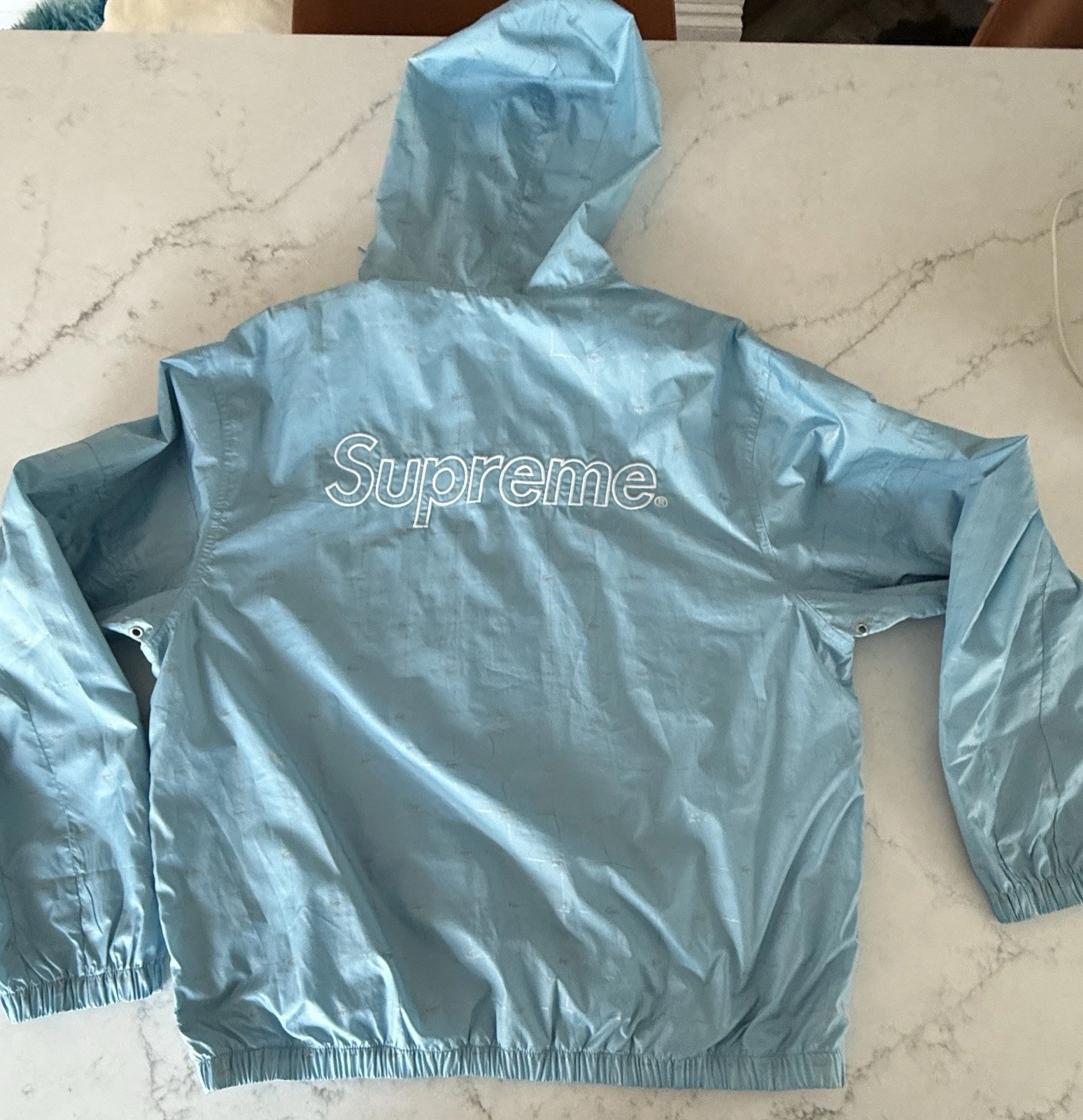 Supreme Lacoste Griglia Riflettente Taglia M