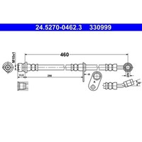 ATE 24.5270-0462.3 Bremsschlauch