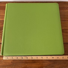 One Creative Memories12x12 Green Old Size Coverset, no included Pages.