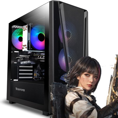 iBuyPower ARGB Gaming Desktop i7 Compute PC 32GB RAM 1TB SSD RTX 3050 Win11 Wifi