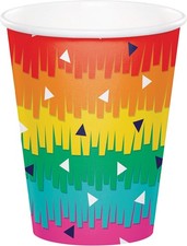 Fiesta Fun Cinco de Mayo Mexican Theme Birthday Party 9 oz. Paper Cups