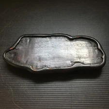 Antique 1920s Chinese Hand carved Rosewood Display Stand 8"L x 3.25"W x1"H